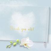 クラウド9スクリプトブルーベビーエレガントシャワーを使用している ゲストブック