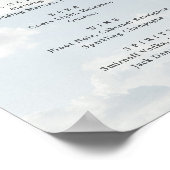 クラウド9テーマクラウド9バーメニュー ポスター (角)