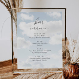 クラウド9テーマクラウド9バーメニュー ポスター