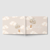 クラウド9ニュートラルベアーベビーシャワー ゲストブック (全面)