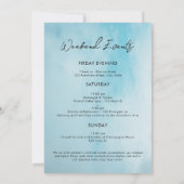 クラウド9バチェロレッテ週末 招待状 (裏面)