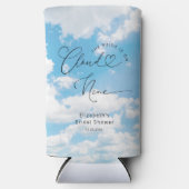 クラウド9ブライダルシャワーカスタム スリム缶クーラー (正面)