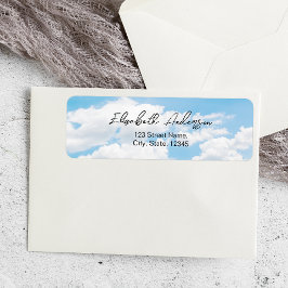 クラウド9ブライダルシャワー差出人住所 ラベル