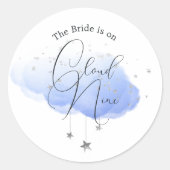 クラウド9ブライダルシャワー ラウンドシール (正面)