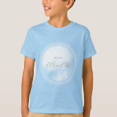 クラウド9ブルービッグブラザーかわいい赤ちゃんシャワー中 Tシャツ (正面)