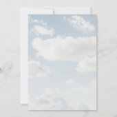 クラウド9ベビーシャワー中 招待状 (裏面)