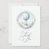 クラウド9ベビーシャワー サンキューカード (正面)