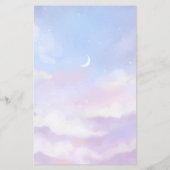 クラウド9上で彼らはブライダルシャワーゲーム チラシ (裏面)