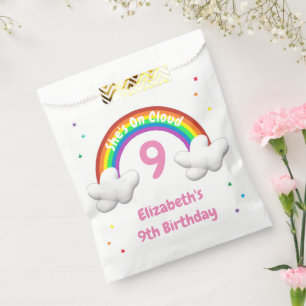クラウド9上!レインボー誕生日 フェイバーバッグ