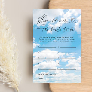 クラウド9新婦の年齢ブライダルゲーム