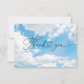 クラウド9結婚のサンキューカード サンキューカード (正面)