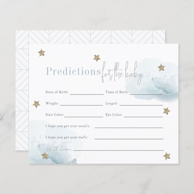 クラウド9金ゴールドスターズブルーボーイベビー予測 (正面/裏面)