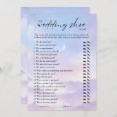 クラウド9 ウェディング シューズ ゲーム 招待状 (正面/裏面)