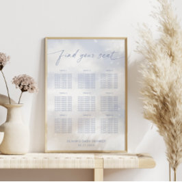 クラウド9 ダスティーブルー 席次表 ポスター