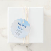 クラウド9 パステル グラデーション ブライダルシャワーありがとう フェイバータグ (インサイチュ)