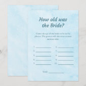 クラウド9 ブライダルシャワー ゲーム カード いくつでしたか (正面/裏面)