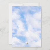 クラウド9 ベビーシャワー 男女兼用 招待状 (裏面)