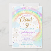クラウド9 招待状 レインボー クラウド 招待状 (正面)