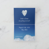 クラウド9 - 「日付を保存」カード 案内状 (内部)