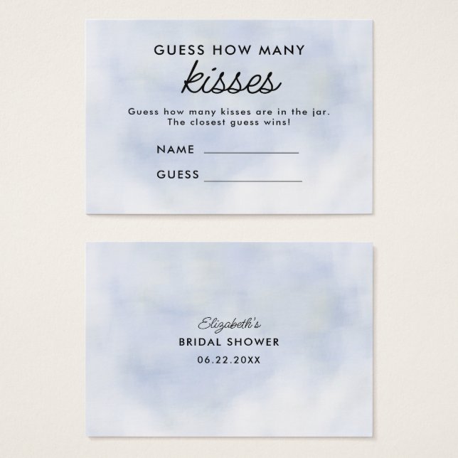 クラウド9 Blue Sky推測キスゲーム数 (正面&裏面)