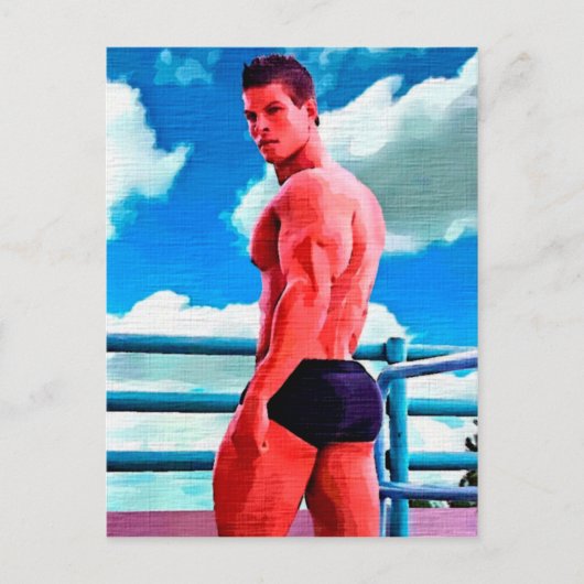 クラウド9 Hunk ポストカード (正面)