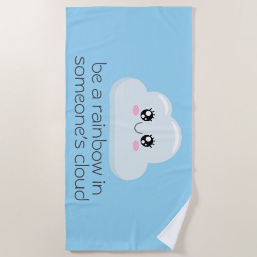 クラウド ビーチタオル (正面)