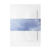 クラウド ワイン ブライダル シャワー 天体 星空 招待状ベリーバンド (正面例)