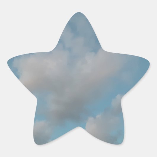 クラウド#21ステッカー 星シール (正面)