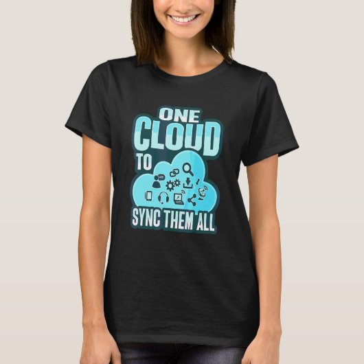 クラウドDevOpsエンジニアのためのクラウド管理者 6 Tシャツ (正面)