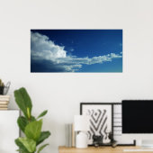 クラウドPO0136プリント ポスター (ホームオフィス)