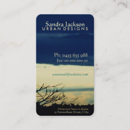 クラウド'scapesムード名刺 名刺