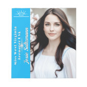 クラウニングTouch日が差すことPageant Autographメモ帳 ノートパッド (正面)