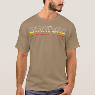 クラウフォード 名前 ファニー ヴィンテージ 日没 クラウフォード Tシャツ