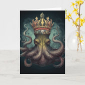 クラウンすべての行事のタコ カード (黄色い花)