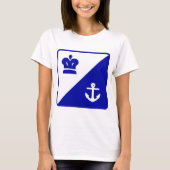 クラウンといかり Tシャツ (正面)