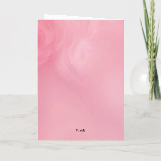 クラウンとハイヒールの靴ハッピーバースデーカード ノートカード (裏面)