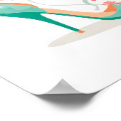 クラウンとハイヒール - ゴージャスなピンク＆ミントのテーマ ポスター (角)