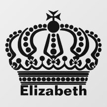 クラウンと名パーソナライズされた前