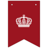 クラウンと英国ユニオン・ジャック国旗 バンティングフラッグ (第2の旗)
