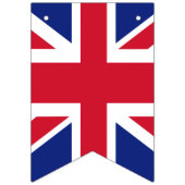 クラウンと英国ユニオン・ジャック国旗 バンティングフラッグ (第3の旗)