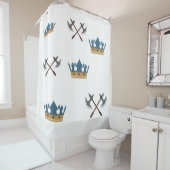 クラウンと軸シャワーカーテン シャワーカーテン (インサイチュ)