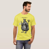 クラウンの下の歪んだ顔、デュムス Tシャツ (正面フル)