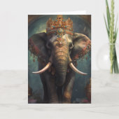 クラウンの美しい象すべての行事 カード (正面)