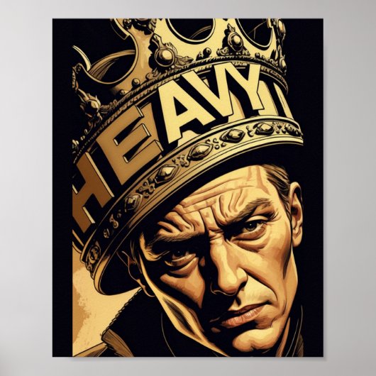 クラウンの重さ(デザイン2) ポスター (正面)