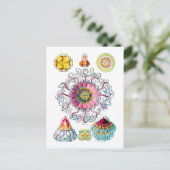 クラウンまたはヘルメットクラゲ ポストカード (スタンド正面)