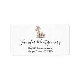 クラウンを着たカワイトラマプリンセス ラベル