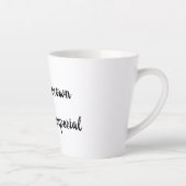 クラウンインペリアルヴィンテージ植物花 カフェラテマグ (右)