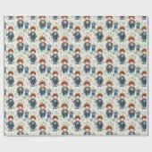 クラウンウォーター色の可愛いリトル・ナイト・プリンス ラッピングペーパー (フラット)