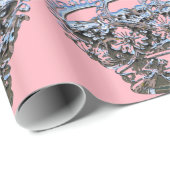 クラウンオかわいらしン光沢ピンク紙 ラッピングペーパー (ロールコーナー)