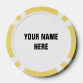 クラウンカスタムロゴ付きトランプのポーカーチップゴルフボールマーカー ポーカーチップ (裏面)